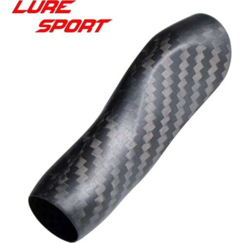 LureSport 2pcs Carbon Grip 3K woven 8cm handle for FUJI VSS Reel Seat Rod Building component Rod Repair DIY blank