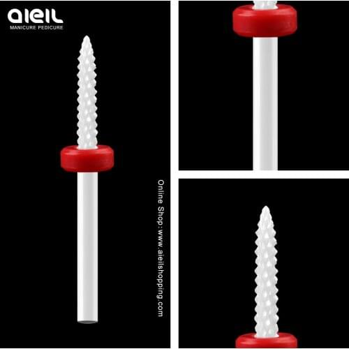 Ceramic Nail Drill Bit Rotary Burr Nail Milling Cutter Manicure Pedicure Drill Machine Accessory Nail Art Tools