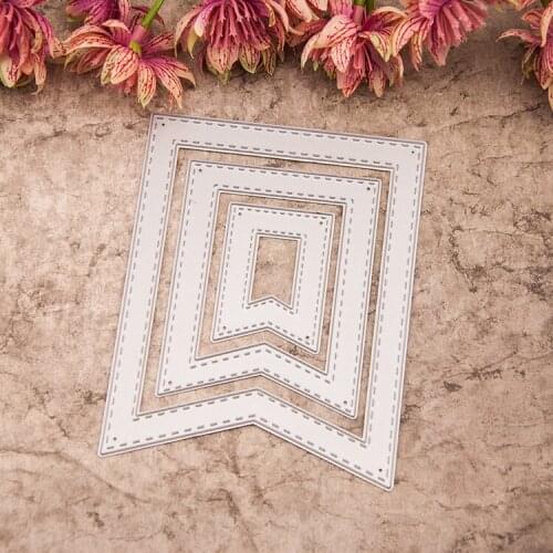 Metal mixed frame conner Cutting Dies Stencils for DIY Scrapbooking photo album Decorative Embossing DIY Paper Cards