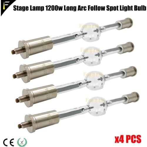 22cm Long Arc HMI 1200GS (DXS) Metal Halide Light 6000K hmi1200w Moving Head Bulb Stage Light HMI1200 Followspot Beam Light Bulb