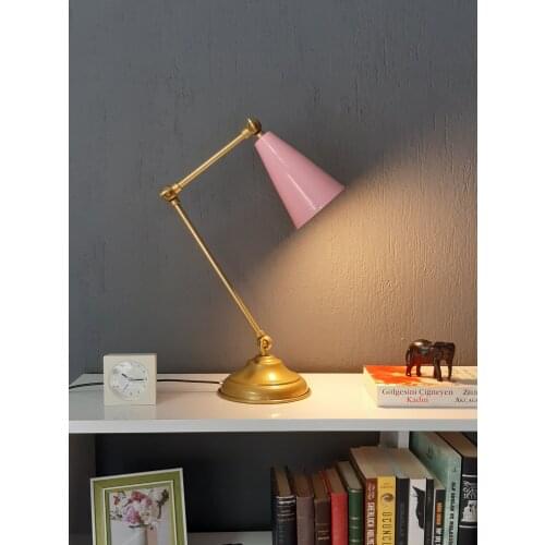 Minimal Decorative Classic Green Folding Table Lamp Nordic Black Indoor Working Young Child Bedding Living Room Home Decor Fashion