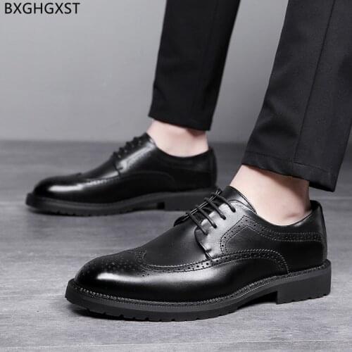 Brogue Man Shoes High Quality Men Dress Shoes Leather Oxford Luxury Designer Shoes for Man Los Zapatos De Los Hombres Chaussures