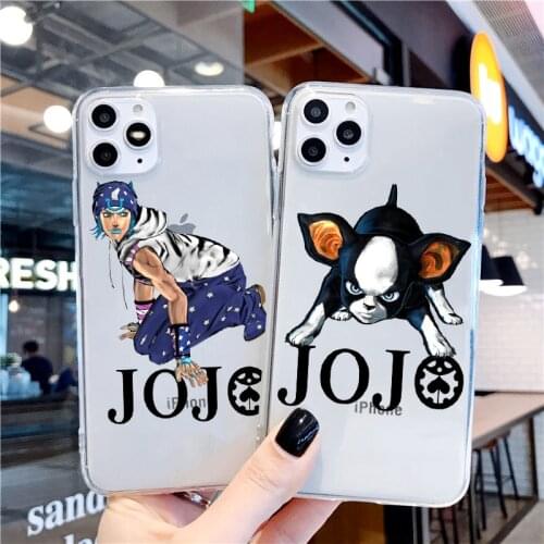 JoJo bizarre adventure TPU soft phone case for iPhone 12pro 11Pro Max X XR XS Max 8 7 Plus SE2020 12mini cover
