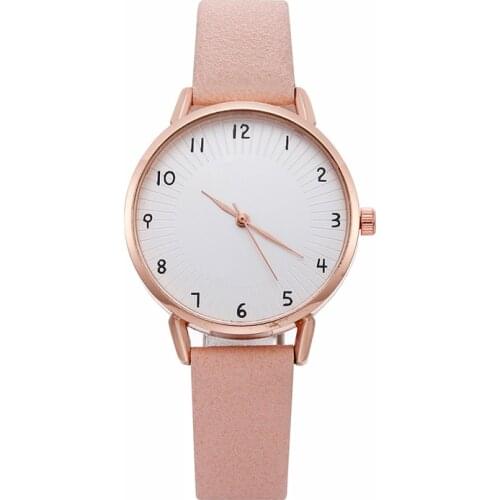 2020 new fashion casual simple wrist watch for women stylish Leather Strap Ladies quartz wathces Girls wristwatches reloj mujer