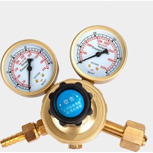 Nitrogen Meter Pressure Reducing Valve OBC-207 Durable Drip-proof Nitrogen Regulator Nitrogen Energy-saving Pressure Reducer LK