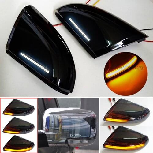 2pcs LED Turn Signal Light Dynamic Blinker For Dodge Ram 1500 2500 3500 Side Mirror Sequential Indicator Rear View Mirror Lamp