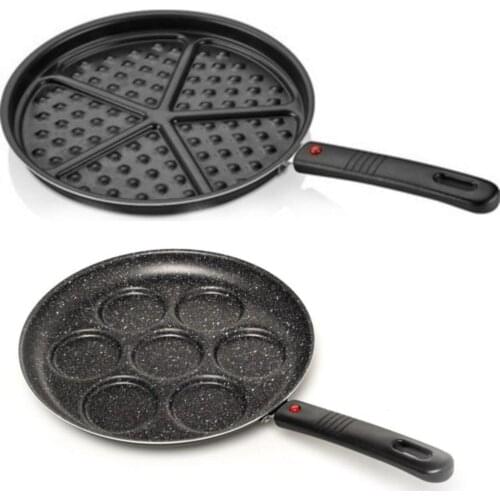 Waffle Pan 26 Cm-Pancakes Pan 28 Cm Gift Set with Dual