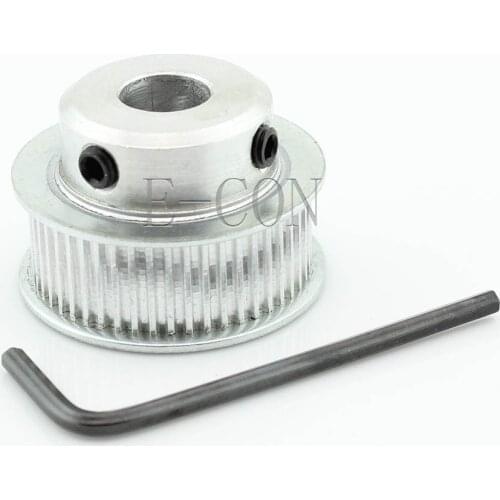 1/5/10 pcs MXL Aluminum Timing Belt Pulley 50 Tooth 10mm Bore 0.08" Pitch for Stepper Motor