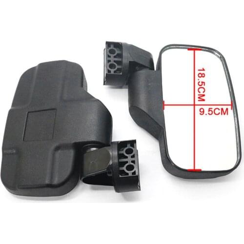 1.75" 2" UTV Mirror Off-road Vehicle Side Rearview Mirrors For Polaris RZR PRO XP 800 900 1000 Ranger For Can Am Racing Mirror