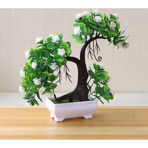 1Pc Artificial Tree Branch Fake Plant Flower Photography Props Fake Flower Plant Potted Garden Balcony Outdoor Home Decoration