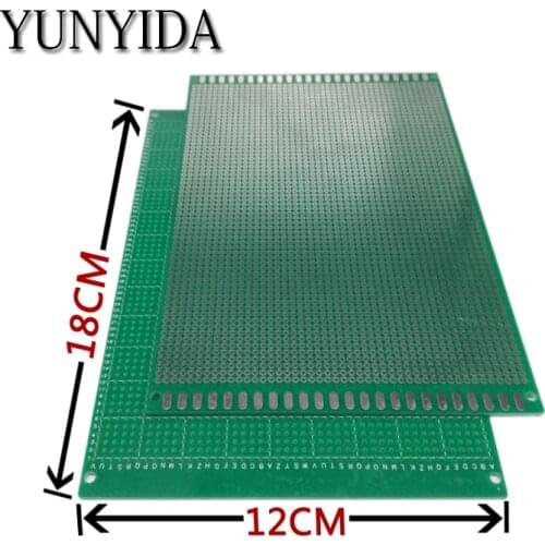 98-22 free shipping 1pcs 12x18cm single Side Prototype PCB Universal Printed Circuit Board
