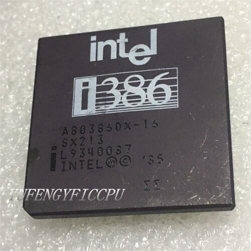 A80386DX-16 Antique cpu collection testimony of history antique computer accessories