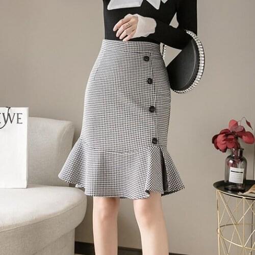 Baldauren High-waisted Pencil Skirts