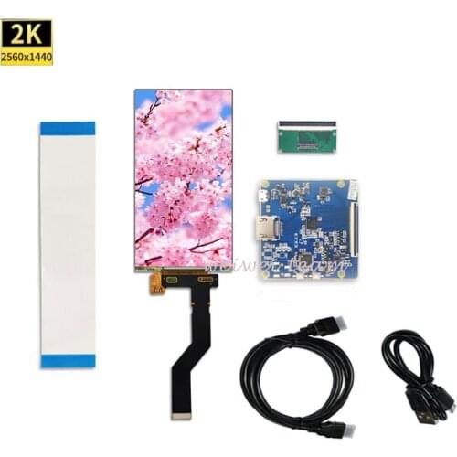 6 Inch 2k Display LS060R1SX02 Raspberry Pi Screen 1440 x 2560 High Resolution MIPI Interface LCD Controller Board For VR DIY