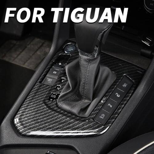 For Volkswagen Tiguan MK2 2017 2018 2019 2020 2021 Car Gear Control Panel Cover Gear Box Frame Decoration Interior Modification
