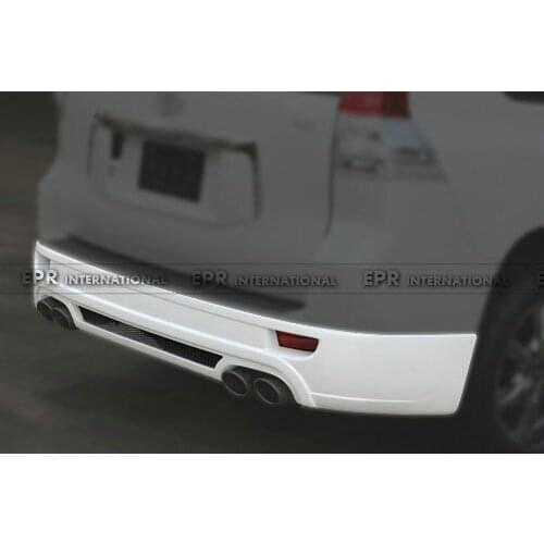 FRP Rear Lip For Toyota Land Cruiser Prado (2009-2013) GRJ15 TRJ15 J150 MSD Type Glass Fiber Rear Half Spoiler Body Kit Tuning