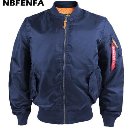 Men Jacket Bomber Coat Male Flight Spring Autumn Mens Clothing Air Force One Pilot Baseball Jacket Windbreaker Outwear LA151