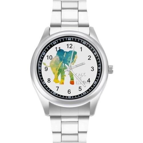 Elephant Quartz Watch Business Stylish Wrist Watch Stainless Design Cheap Girl Wristwatch