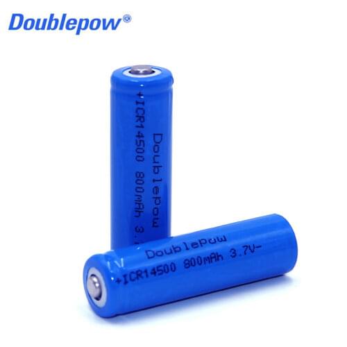 14500 800mah 3.7V Lithium Ion Rechargeable Battery For LED solar light digital camera toys flashlight rechargeable batteries