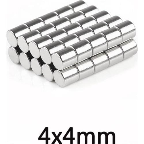 100/200/300pcs 4x4 mm Mini Small Round Magnets N35 Neodymium Magnet Dia 4x4mm Permanent NdFeB Strong Powerful Magnets 4*4