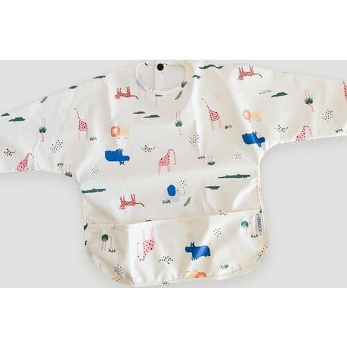 New 2021 Baby Boys Bibs Waterproof Print Anti-Dressing For Infant Anti-Dirty Feeding Rice Bib For Kids Bib For Girls 6-36 Month