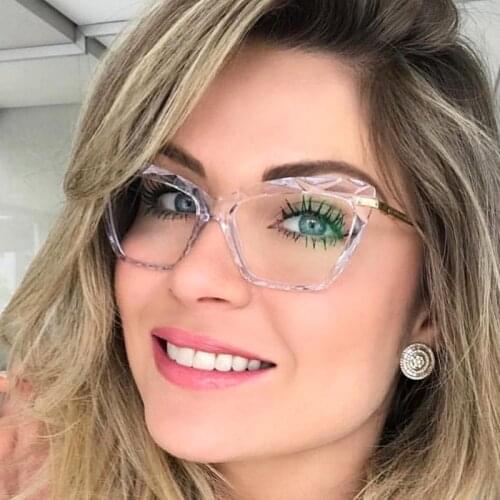 ALOZ MICC Fashion Ladies Square Glasses Frame Oversize Retro Accessories Clear Lens Unisex Eyeglasses Optical Frame Glasses Q710