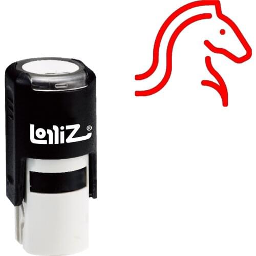 LolliZ Horse Self-Inking Rubber Stamp - Modern Symbol Series