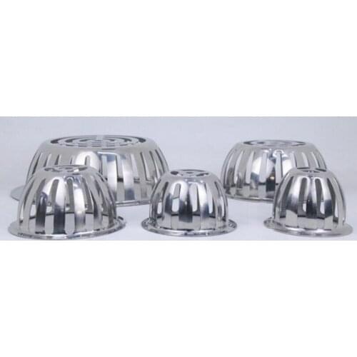 Stainless Steel Anti-clogging Roof Floor Drain, Roof Gutter Sewer Drain Pipe Anti-rat Filter, Large Displacement Rain Strainer