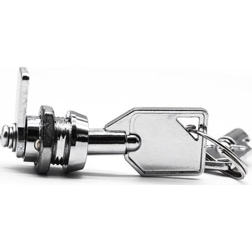 10mm zinc alloy drawer tubular cam lock for door mailbox cabinet with 2 handle keys