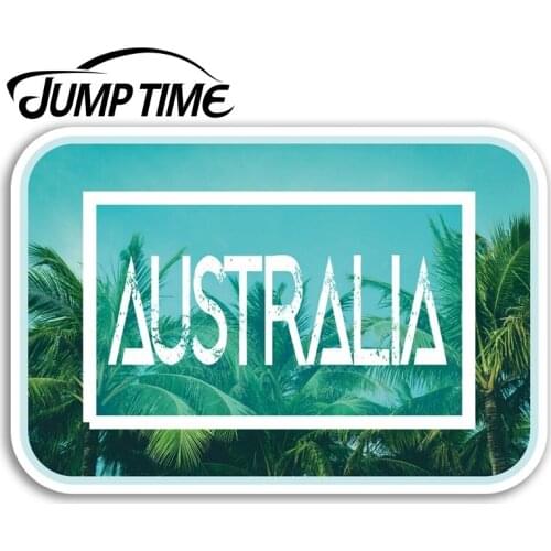 Jump Time Australia Vinyl Stickers Oz Tropical Sticker Laptop Luggage Decal Truck Window Car Wrap Car Accessories