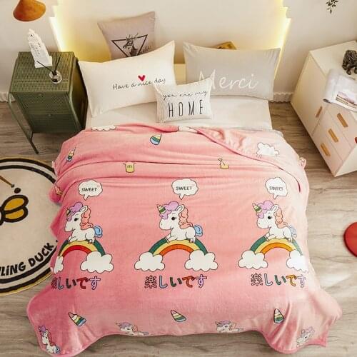 Horse High quality Thicken plush bedspread blanket 200x230cm High Density Super Soft Flannel Blanket for the sofa/Bed/Car SSXY