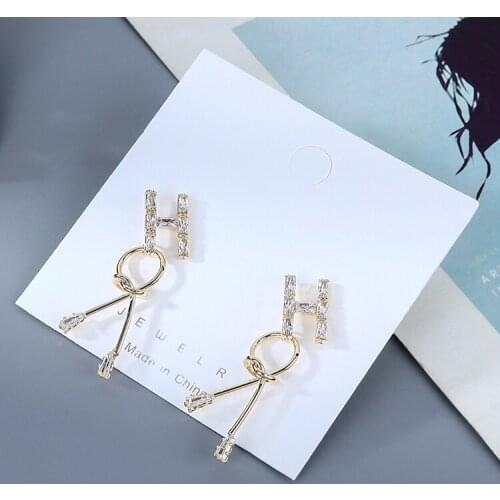 TONGKWOK Bohemia Exaggeration Dangle Earrings For Women Silk Thread Tassel Metal Long Chandelier Earrings #142364