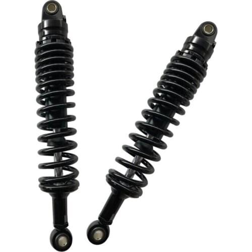 YOSS 1pair 360MM 8mm Spring Motorcycle Shock Absorbers for Honda Yamaha Suzuki Kawasaki Dirt bikes Gokart ATV black