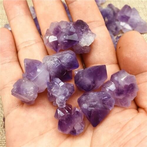 100g Natural amethyst stone amethyst tooth birthday gift ornament energy ore specimen