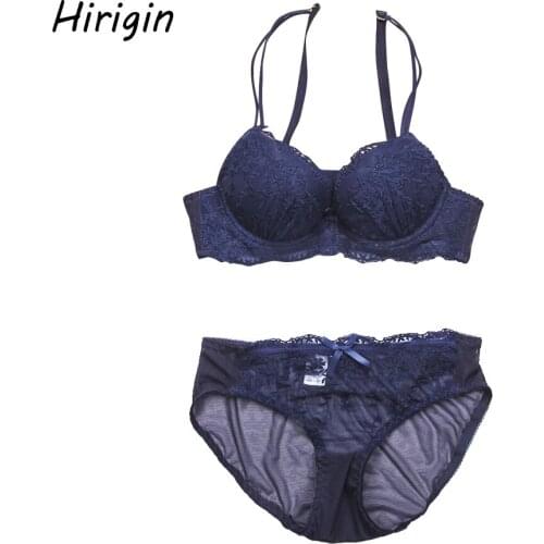 2020 Hot Fashion French Lace Sexy Push Up Bra Set sexy Underwear Lingerie Gather Bralette Seamless Brassiere Bra Women Romantic