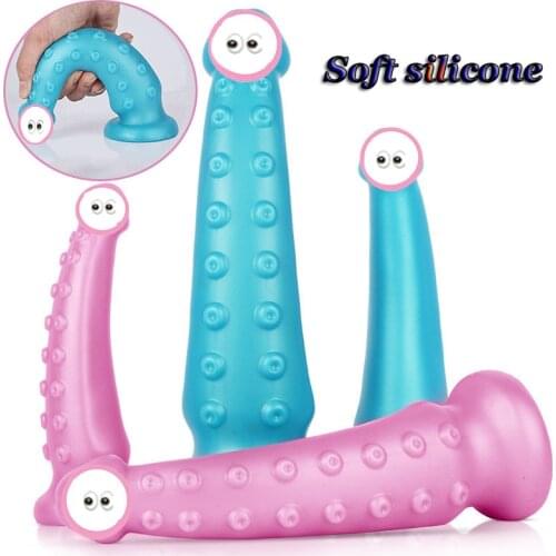 2021 NEW Super Long Huge Anal Plug Big Butt Plug Animal Dildo Realistic Masturbator Erotic Toys For Woman Men Adult Sex Products