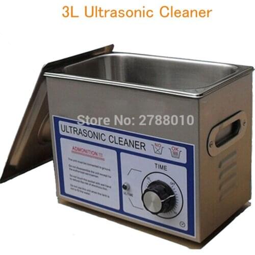 3L Ultrasonic Cleaner Watch/ Glass/ Cleaning Machine Detal Washer with Stainless Steel Basket PS-20T