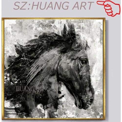 Abstract Colorful Painting Horse Artwork Modern Wall Art Canvas Art Oil Painting Home Wall Living Room Decor On Canvas