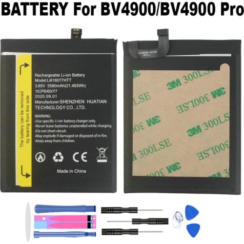 LI616077HTT Battery for Blackview BV4900 Pro Replacement Batteria Rechargeable LiIon Batteries