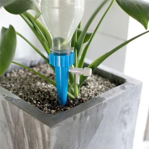 6Pcs/Set Auto Drip Irrigation Watering System Watering Spike Garden Plants Flower Watering Kits Household Automatic Waterers
