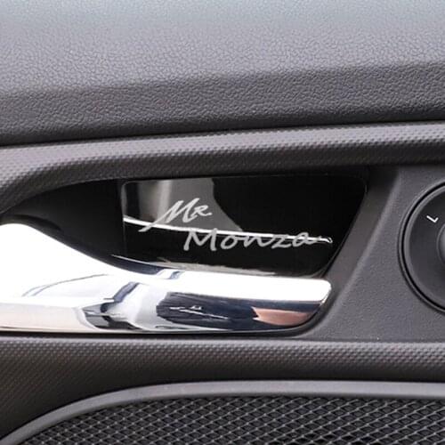 Car accessories For Monza RS Redline Car door bowl decorated patch interior Handle Protector Cover sticker carstyling