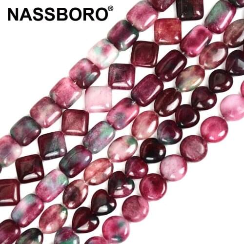 Many Kinds Purple Natural Stone Beads Spacer Beads for Jewelry Making Needlework Bead Necklace Bracelet DIY Accessories bijoux