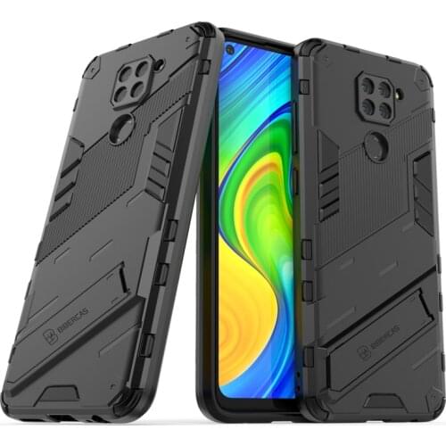 Phone Holder Case For Xiaomi Redmi Note 9 Case Bumper Hard Armor Full Cover For Redmi Note 9 9S 7 9T 9 Pro Case For Redmi Note 9