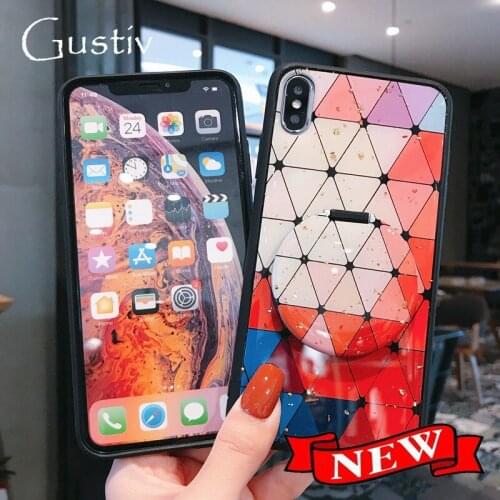 Case for Samsung s8 Multi-Color Grid Case For Samsung S9 S10 Lite S20 Note 20 Ultra 9 10 Plus Bling Sequin Gold Foil Epoxy Case