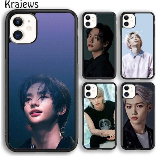 Krajews Felix Hyunjin I N Minho Stray Kids Phone Case Cover For iPhone 5s SE 2020 6s 7 8 plus X XS XR 11 12 mini pro max Shell