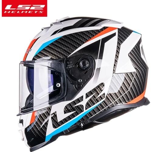 FF800 KPA Double Lens Motorcycle Helmet LS2 Road Riding Racing Helm Helmets Pinlock Full Face Antifog F1 Crash Helmet casco ls2