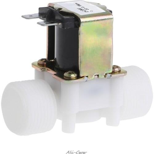 3/4" DC 24V PP N/C Electric Solenoid Valve Water Control Diverter Device