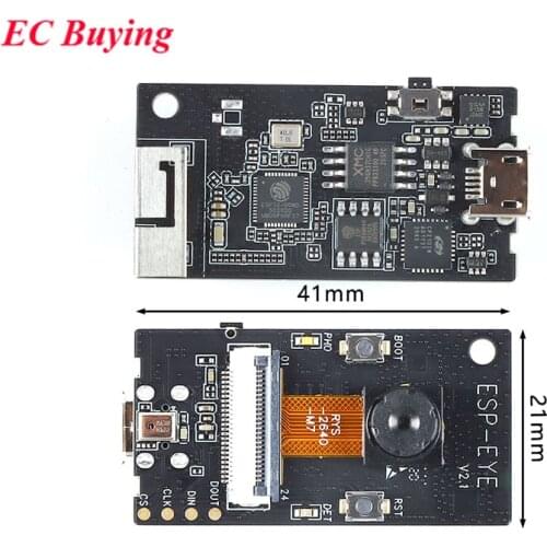ESP-EYE Camera Module ESP32 EYE 4MByte Flash 8MByte PSRAM 2 Million for Image Recognition WIFI Transmission Digital Microphone