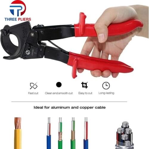 HS-325A 240mm2 Ratcheting Ratchet Cable Cutter Germany Design Wire Cutter