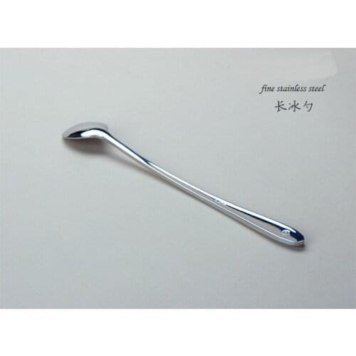 Classic Long ice spoon British export stainless steel Bar Spoon coffee stirring spoons 19CM